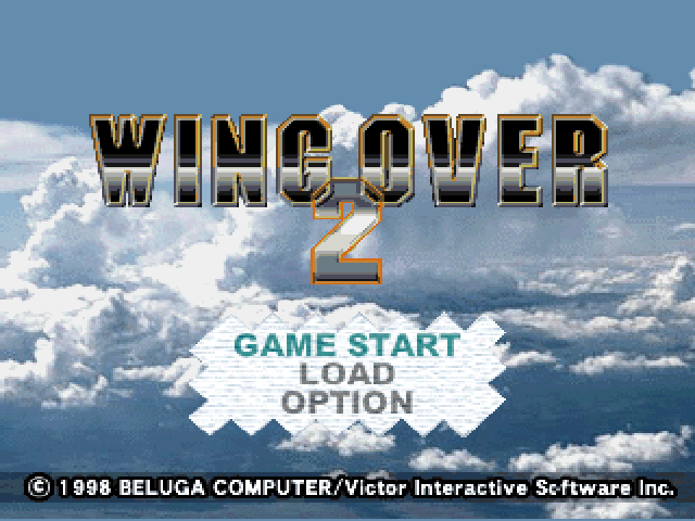 Wing Over 2 — Title screen