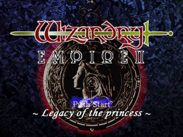 Wizardry Empire II : Oujo no Isan — Title screen
