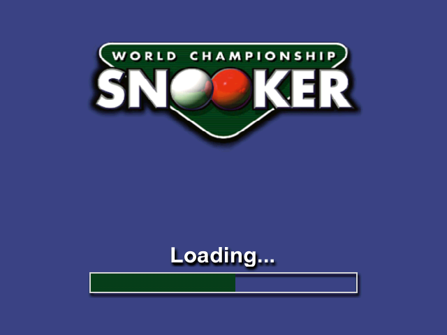 World Championship Snooker — Title screen