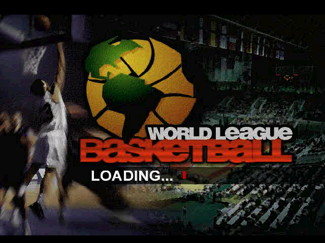 World League Basketball — Title screen