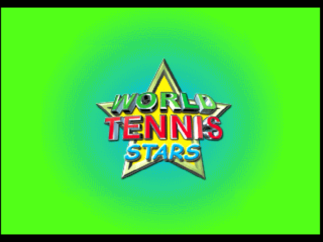 World Tennis Stars — Title screen