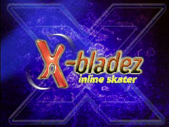 X-Bladez : Inline Skater — Title screen