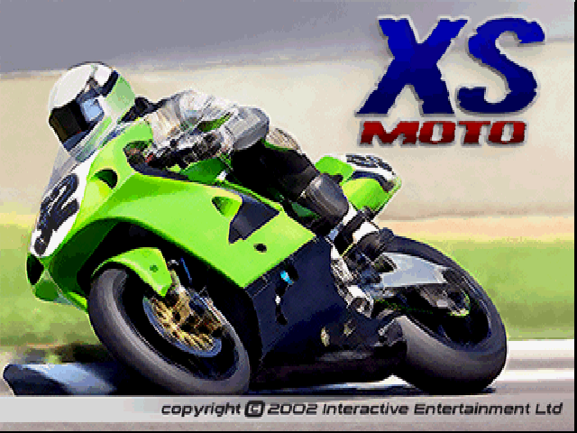 XS Moto — Title screen