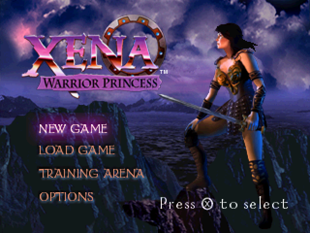 Xena : Warrior Princess — Title screen
