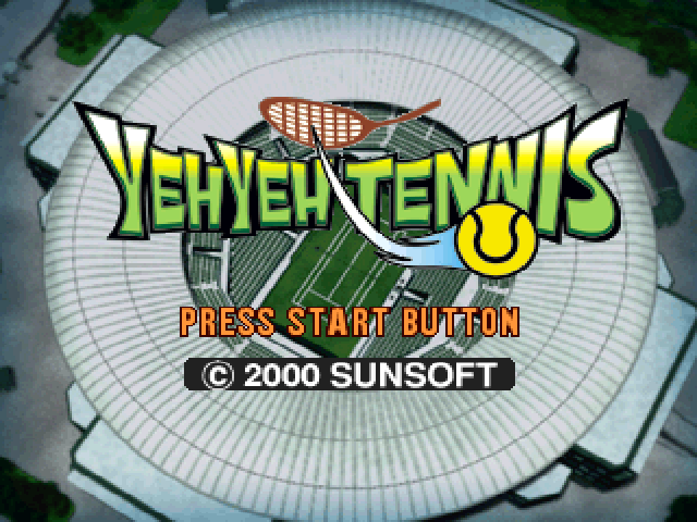 Yeh Yeh Tennis — Title screen