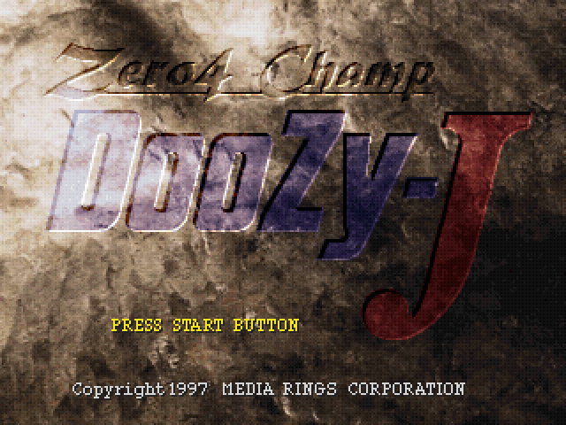 Zero4 Champ DooZy-J — Title screen