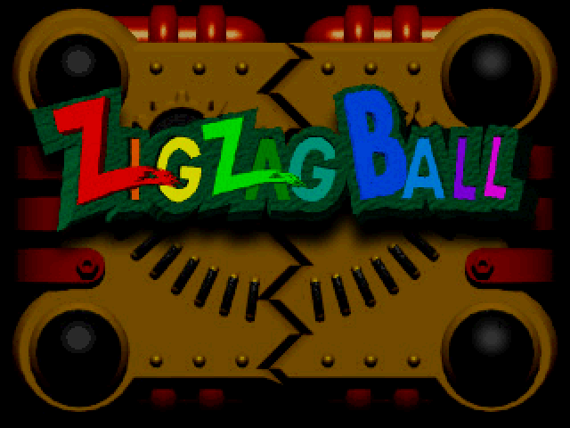 ZigZagBall — Title screen