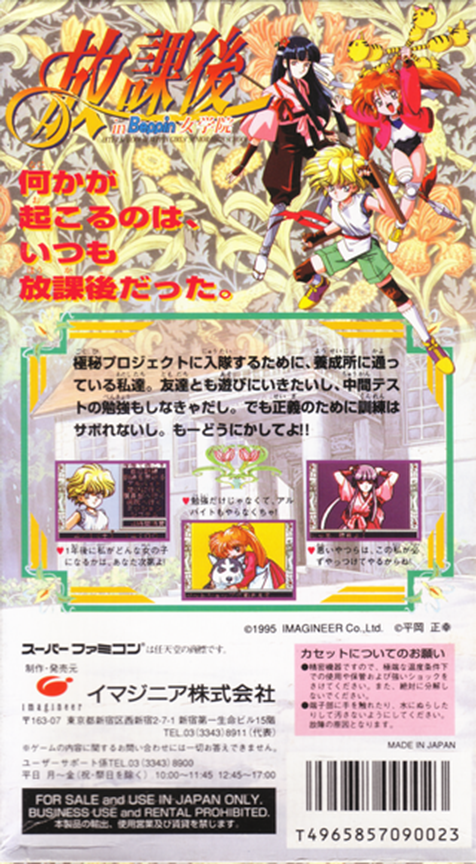 Houkago in Beppin Jogakuin — Box back
