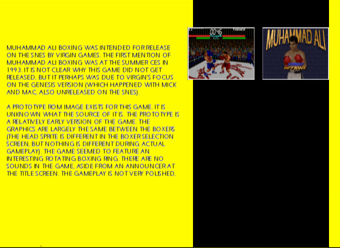 Muhammad Ali Heavyweight Boxing — Box back