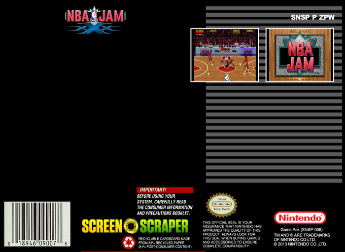 NBA Jam XXX — Box back