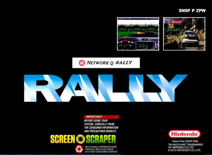 Network Q Rally — Box back