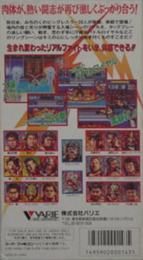 Shin Nihon Pro Wrestling Kounin : '95 Tokyo Dome Battle 7 — Box back