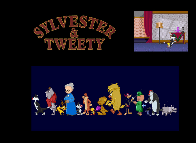 Sylvester and Tweety — Box back