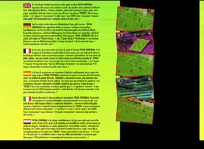 Total Football — Box back
