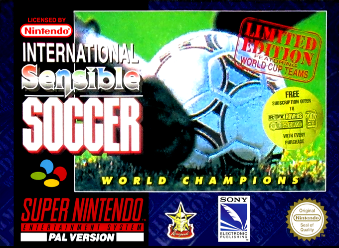 International Sensible Soccer - World Champions Limited Edition box art