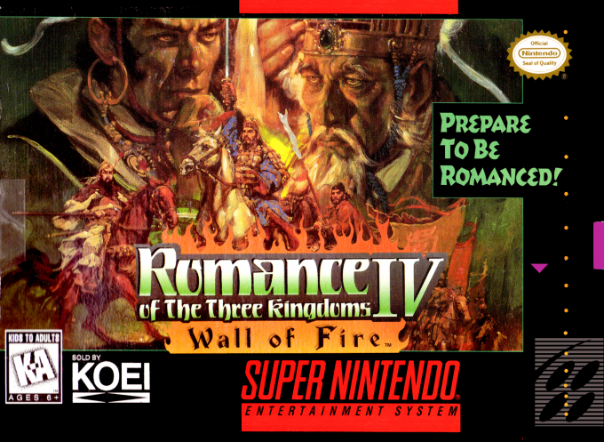 Romance of the Three Kingdoms IV : Wall of Fire
