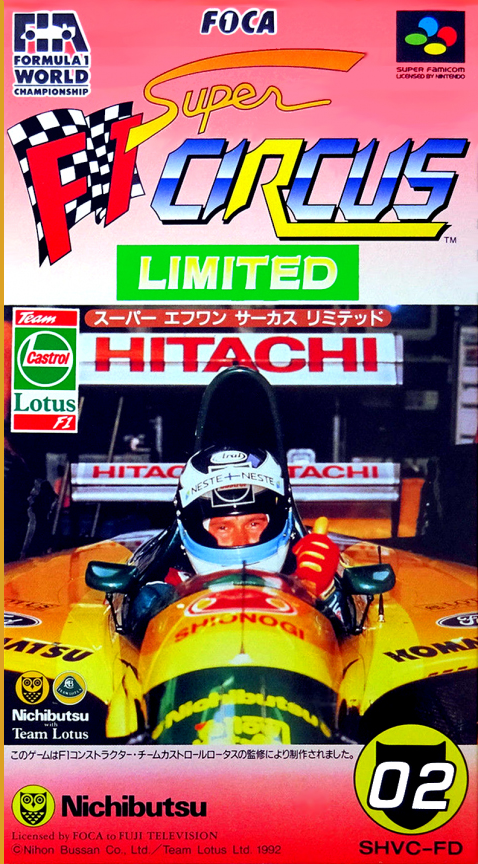 Super F1 Circus Limited box art