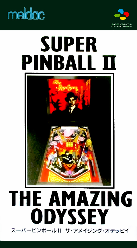 Super Pinball II : The Amazing Odyssey box art