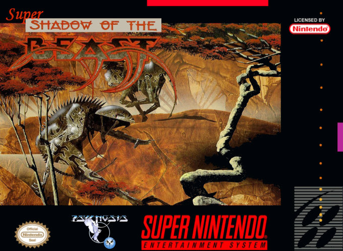 Super Shadow of the Beast box art
