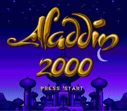 Aladdin 2000 (Unl.) — Title screen