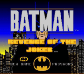 Batman : Revenge of the Joker — Title screen