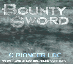 Bounty Sword — Title screen
