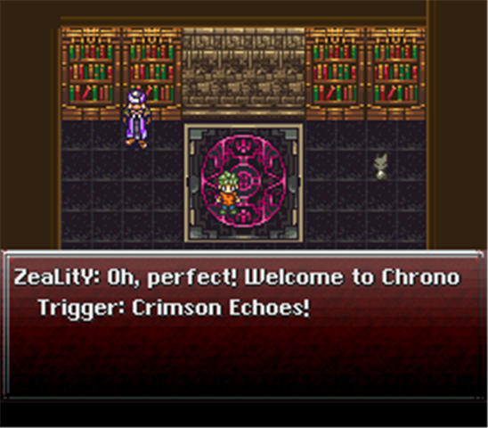 Chrono Trigger : Crimson Echoes (Hack) — Title screen
