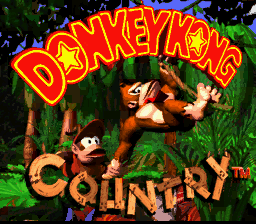 Donkey Kong Country : Competition Cartridge — Title screen