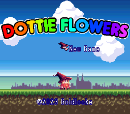Dottie Flowers — Title screen