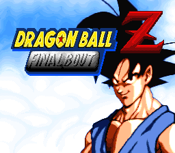 Dragon Ball Z - Final Bout — Title screen