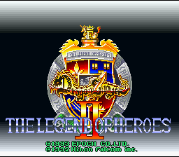 Dragon Slayer : Eiyuu Densetsu II — Title screen