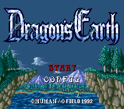 Dragon's Earth — Title screen