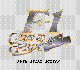 F-1 Grand Prix — Title screen