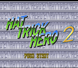 Hat Trick Hero 2 — Title screen