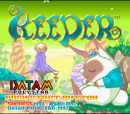 Keeper — Title screen