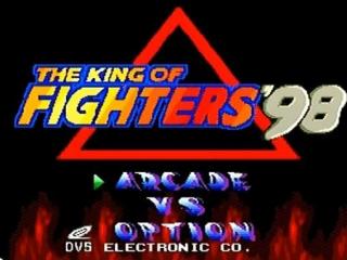 King Of Fighters '98, The — Title screen