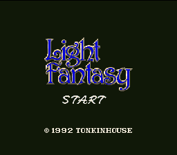 Light Fantasy — Title screen