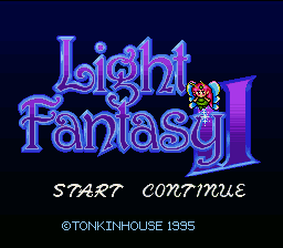 Light Fantasy II — Title screen