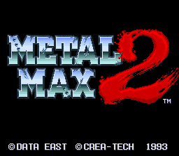 Metal Max 2 — Title screen