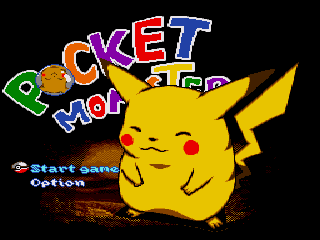 Picachu — Title screen
