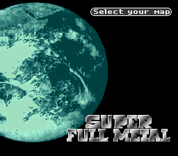 Super Full Metal — Title screen