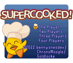 Supercooked! — Title screen