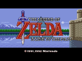 The Legend Of Zelda : Omega — Title screen