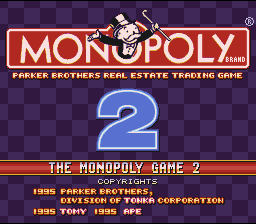The Monopoly Game 2 — Title screen