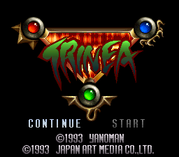 Trinea — Title screen