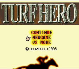 Turf Hero: Just One Thing I Need — Title screen