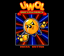 Uwol Quest for Money — Title screen