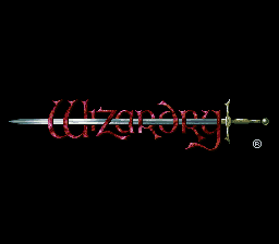 Wizardry VI : Kindan no Mahitsu — Title screen