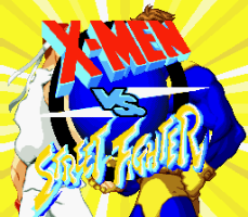 X-Men vs. Street Fighter (Unl.) — Title screen