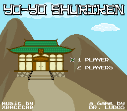 Yo-Yo Shuriken — Title screen